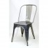 Edison Restaurant Chair - Pewter Finish